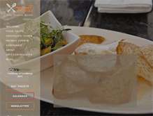 Tablet Screenshot of gourmetwalks.com